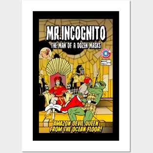 MR. INCOGNITO MEETS THE AMAZON DEVIL QUEEN Posters and Art